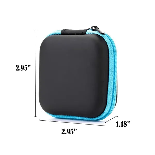 Square Earbud Case Portable