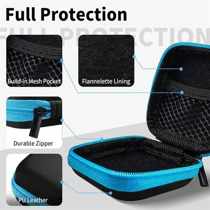 Square Earbud Case Portable