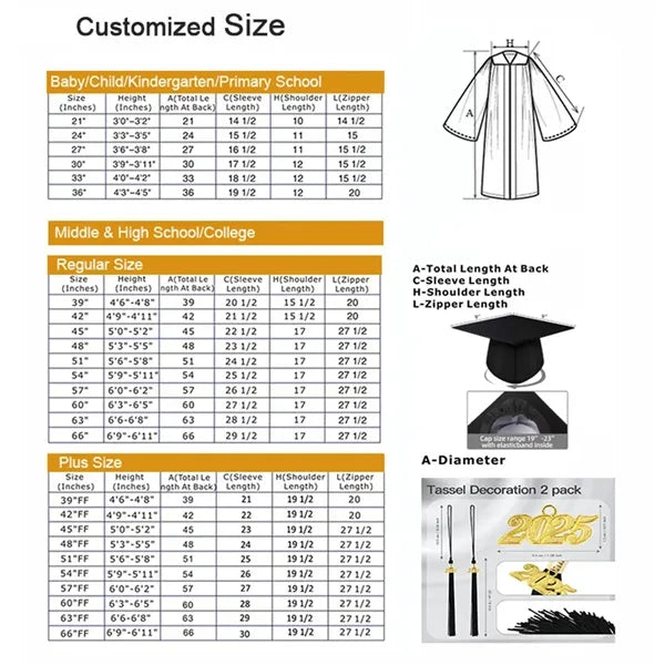 Graduation Cap & Gown For Adult Or Teen