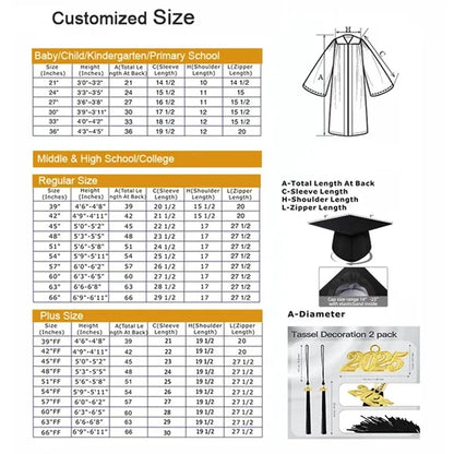 Graduation Cap & Gown For Adult Or Teen