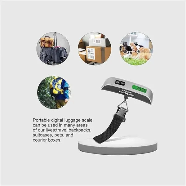 Portable Digital Hanging Baggage Scale for Travel