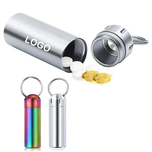 Pill Box Keychain