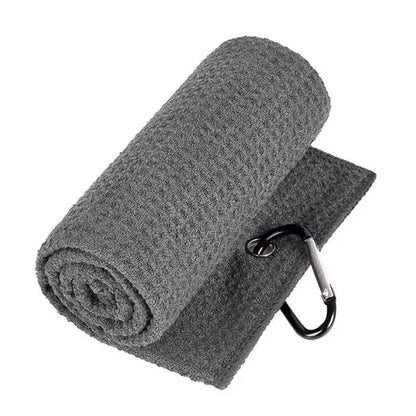 Golf Towel with Carabiner Clip
