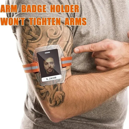 Clear Plastic Name Tag Holder