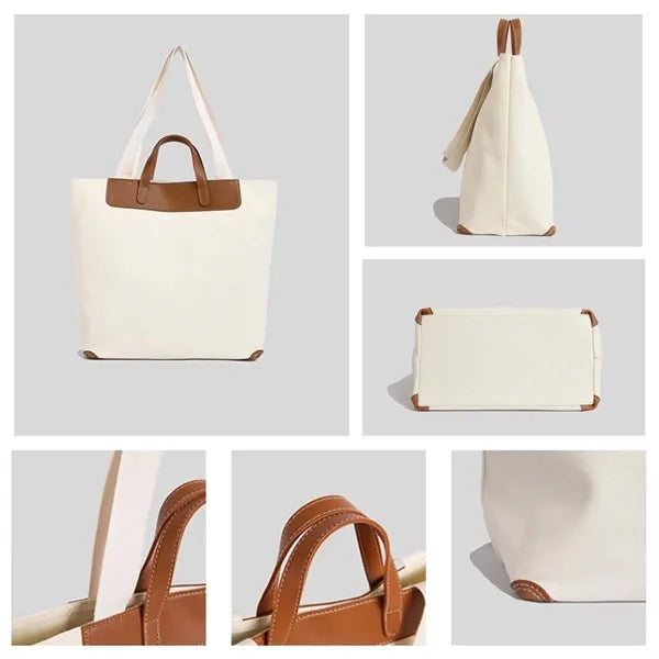 Vintage Large Thickened Event Gifts Casual Canvas Handbag