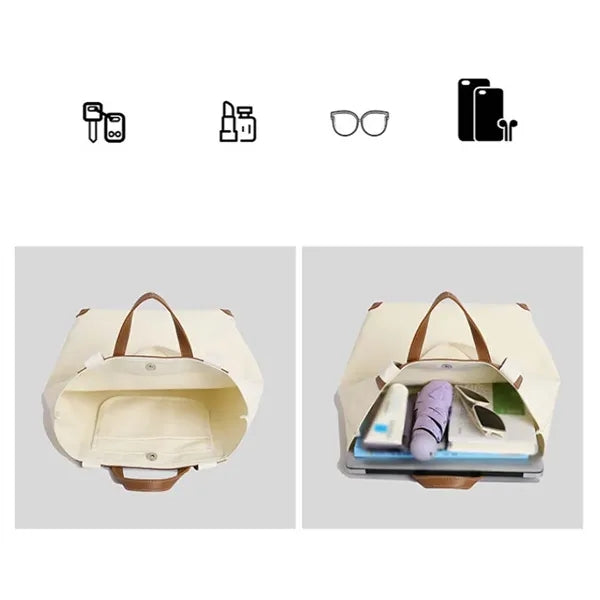 Vintage Large Thickened Event Gifts Casual Canvas Handbag