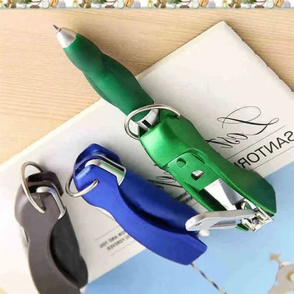 Multifunctional Nail Clipper Ballpoint Pen