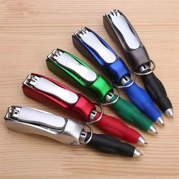 Multifunctional Nail Clipper Ballpoint Pen