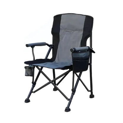 Two-tone Folding Camping Chair W/ Side Pocket Holder