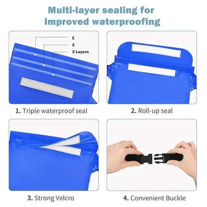 Waterproof Pouch With Adjustable Waist Strap