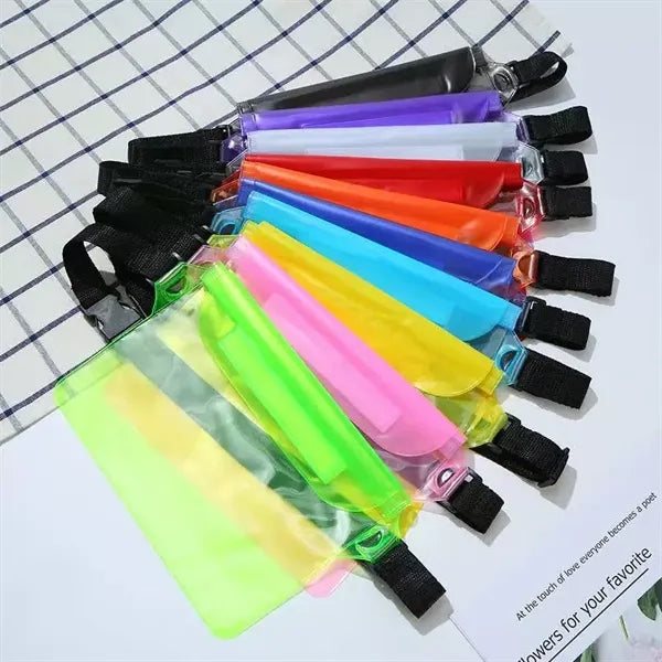 Waterproof Pouch With Adjustable Waist Strap