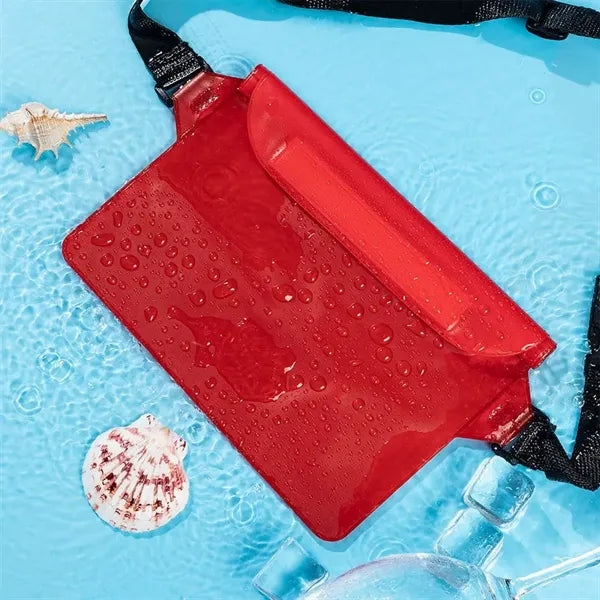 Waterproof Pouch With Adjustable Waist Strap