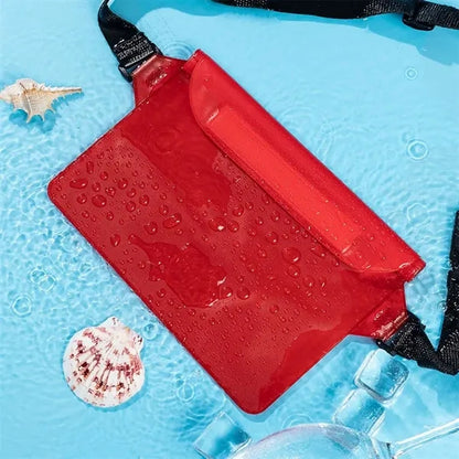 Waterproof Pouch With Adjustable Waist Strap