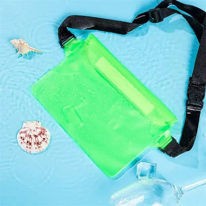 Waterproof Pouch With Adjustable Waist Strap