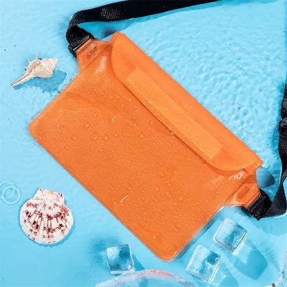 Waterproof Pouch With Adjustable Waist Strap