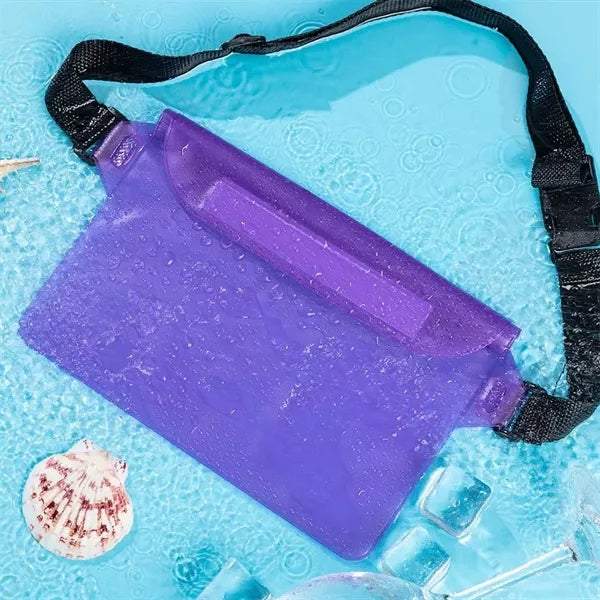 Waterproof Pouch With Adjustable Waist Strap