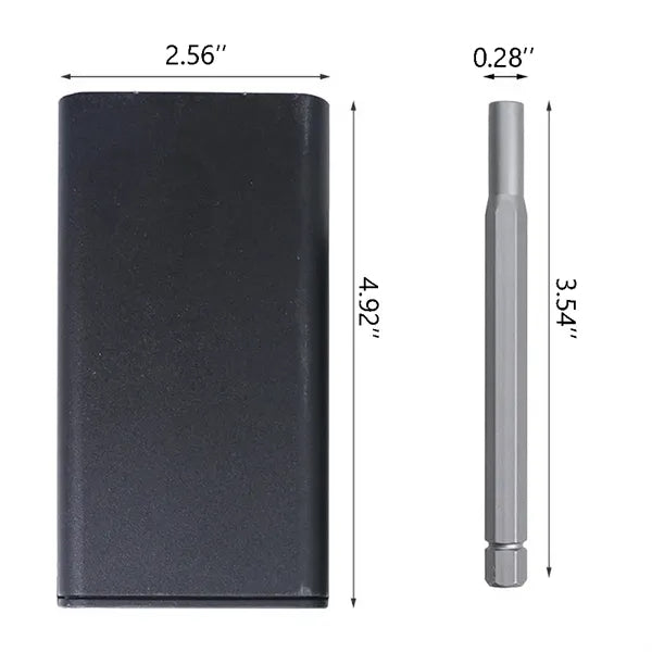 25-in-1 Mini Magnetic Precision Screwdriver Set Case