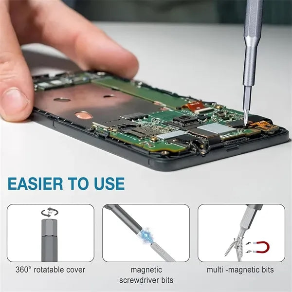25-in-1 Mini Magnetic Precision Screwdriver Set Case