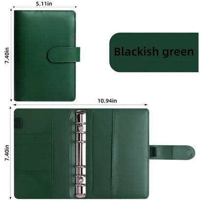 A6 PU Leather 3 Ring Binder/Notebook