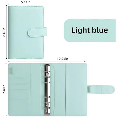 A6 PU Leather 3 Ring Binder/Notebook