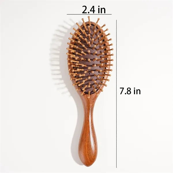 Vintage Green Sandalwood Air Cushion Comb