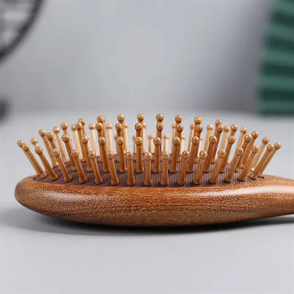 Vintage Green Sandalwood Air Cushion Comb
