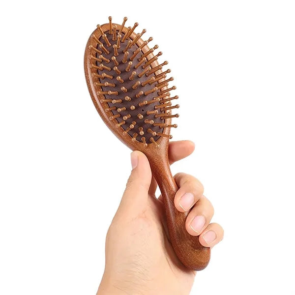 Vintage Green Sandalwood Air Cushion Comb