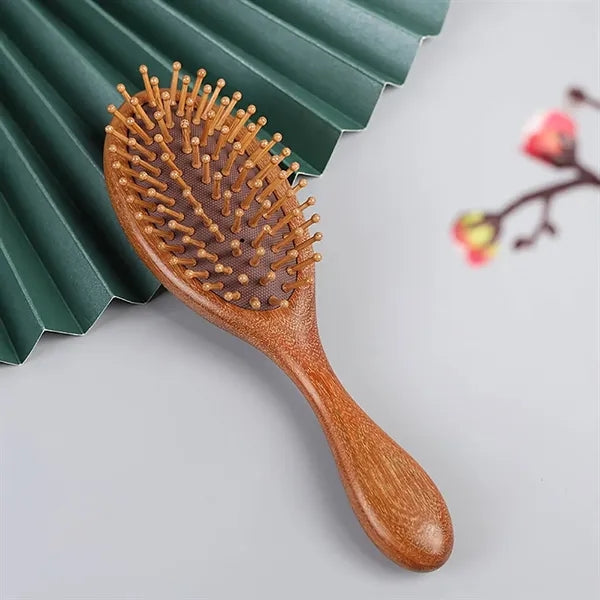 Vintage Green Sandalwood Air Cushion Comb