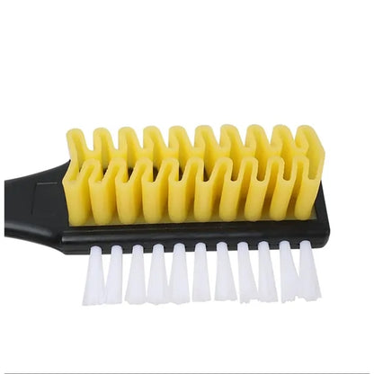 Dual-Sided Shoe Brush for Gentle & Effective Cleaning