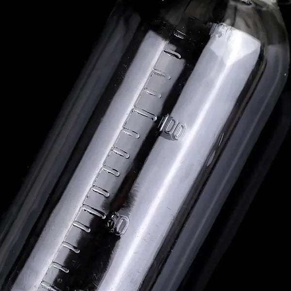 8.4oz Transparent Plastic Shot Bottle