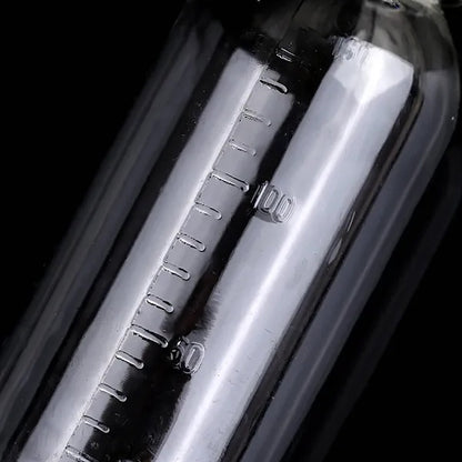 8.4oz Transparent Plastic Shot Bottle