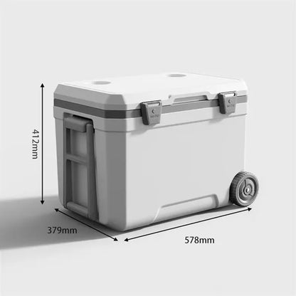 Insulated Portable Cooler with Wheels