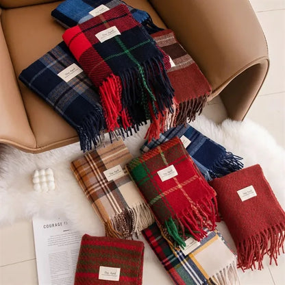 Winter Classic Scottish Tartan Plaid Scarf