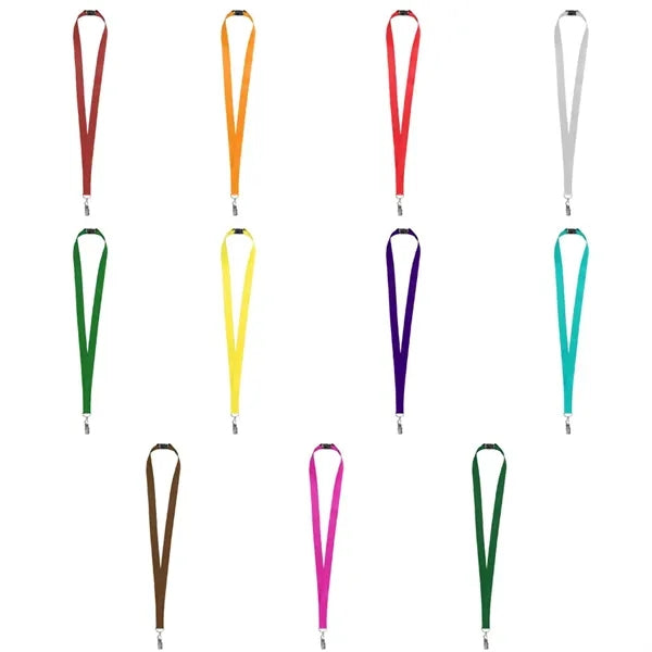3/4'' Polyester Lanyard W/ Safety Breakaway Badge Holder