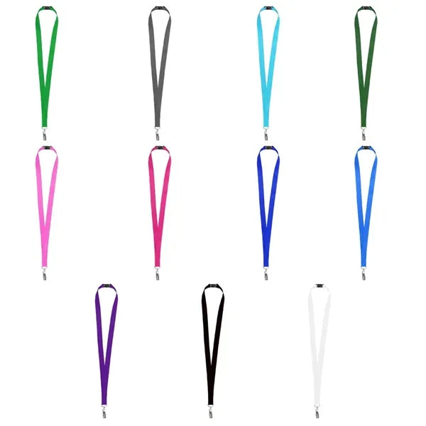 3/4'' Polyester Lanyard W/ Safety Breakaway Badge Holder