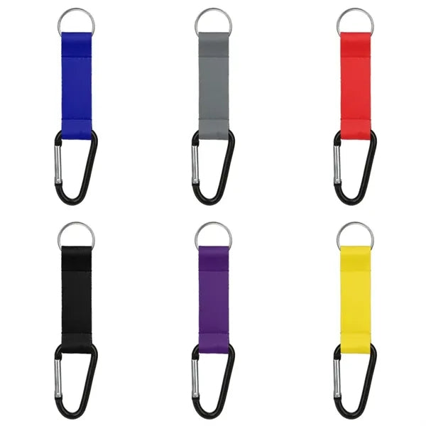 3/4" Pocket Lanyard W/Carabiner & Keyring