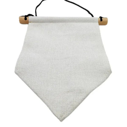 Custom Triangle Linen Flag