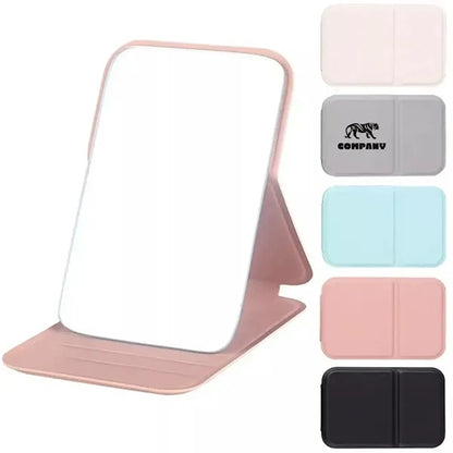 PU Leather Folding Makeup Mirror