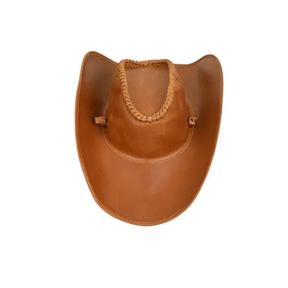 Vintage Leather Western Cowboy Hat