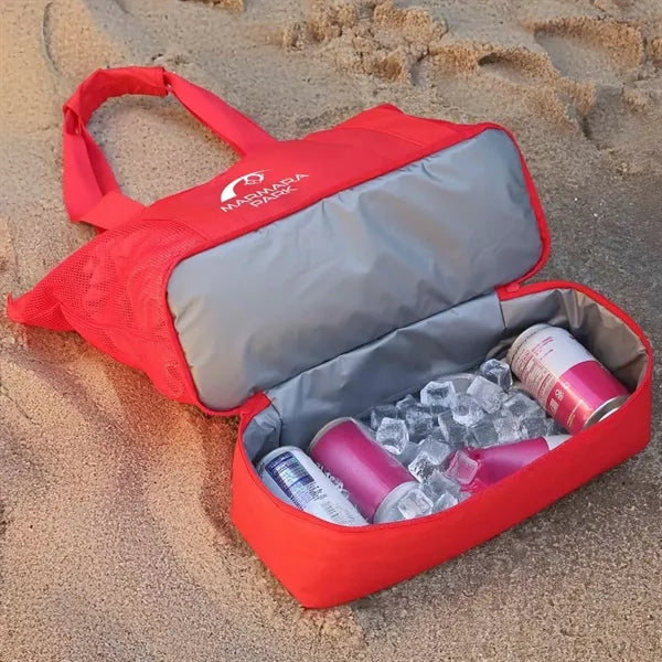 RPET Mesh Beach Cooler Tote