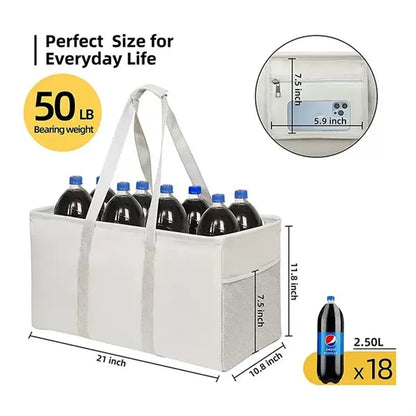 Collapsible Grocery Tote Bag