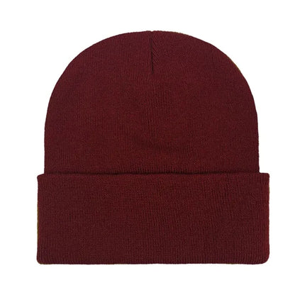 Knit Beanie Hat with 60 Color Options