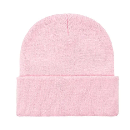 Knit Beanie Hat with 60 Color Options