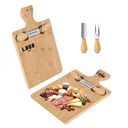 Eco-Friendly Bamboo Cheese Board Knife Set