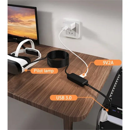 16ft VR Link Cable with Fast Charging and indicator light