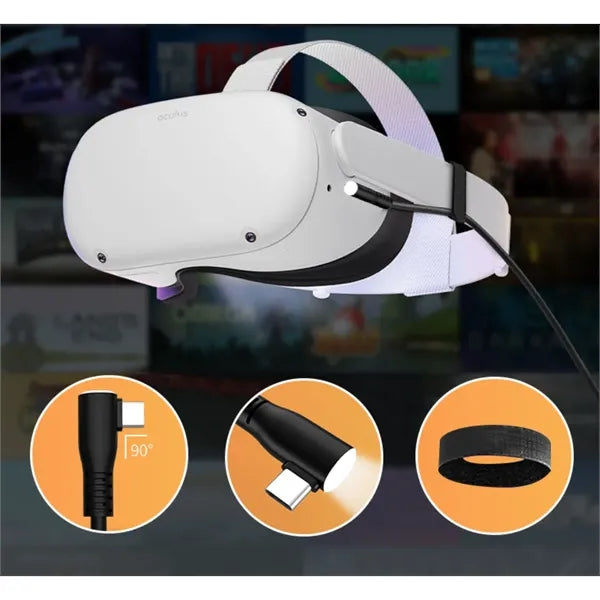 16ft VR Link Cable with Fast Charging and indicator light