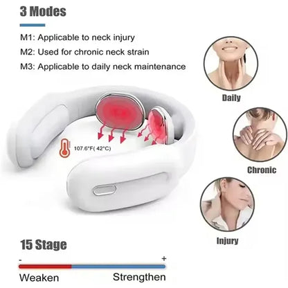 4D Intelligent Neck Massager with Heat Cordless