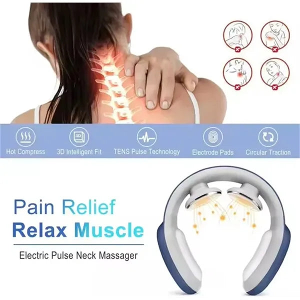 4D Intelligent Neck Massager with Heat Cordless