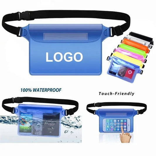Waterproof Screen Touchable Pouch With Belt