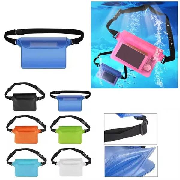 Waterproof Screen Touchable Pouch With Belt